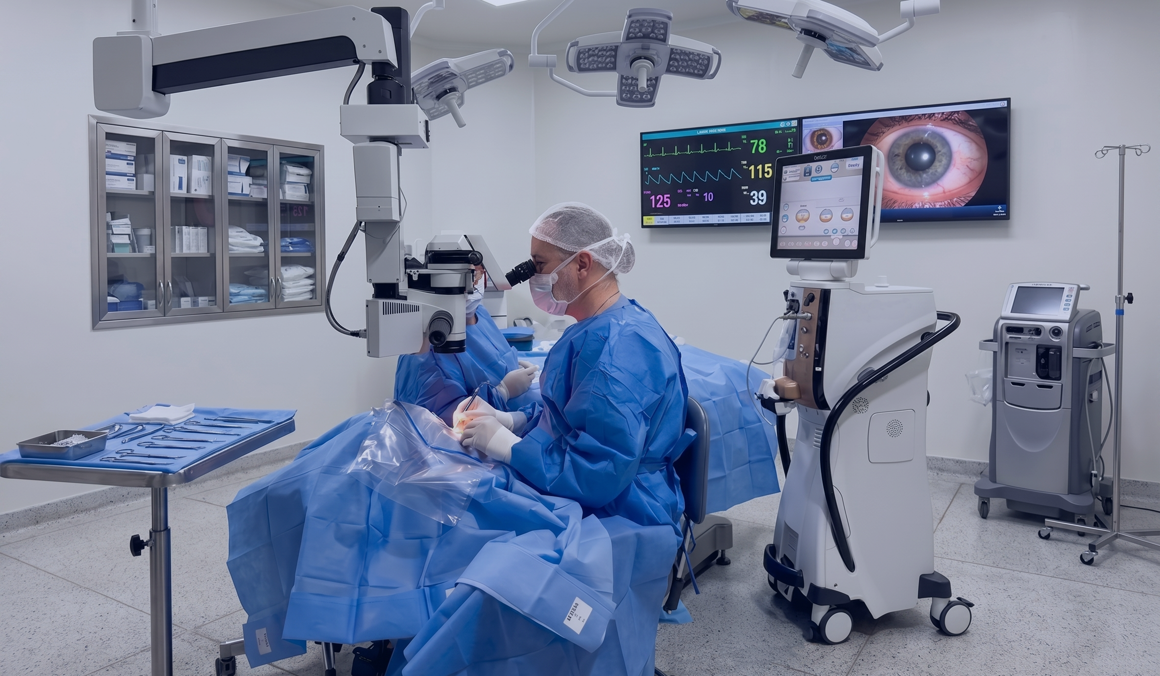 Equipamiento médico de última tecnología para diagnóstico ocular